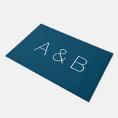 Anpassen, personalisieren des Alphabets als Anfang Fußmatte (Schrägansicht)