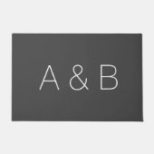 Anpassen, personalisieren des Alphabets als Anfang Fußmatte (Vorderseite)