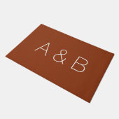 Anpassen, personalisieren des Alphabets als Anfang Fußmatte (Schrägansicht)