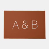 Anpassen, personalisieren des Alphabets als Anfang Fußmatte (Vorderseite)