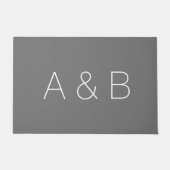 Anpassen, personalisieren des Alphabets als Anfang Fußmatte (Vorderseite)