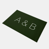 Anpassen, personalisieren des Alphabets als Anfang Fußmatte (Schrägansicht)