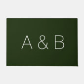 Anpassen, personalisieren des Alphabets als Anfang Fußmatte (Vorderseite)