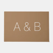Anpassen, personalisieren des Alphabets als Anfang Fußmatte (Vorderseite)