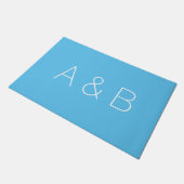 Anpassen, personalisieren des Alphabets als Anfang Fußmatte (Schrägansicht)