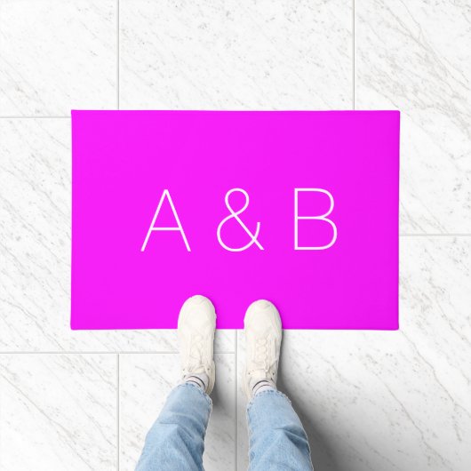 Anpassen, personalisieren des Alphabets als Anfang Fußmatte (Indoor)