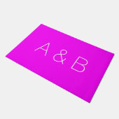 Anpassen, personalisieren des Alphabets als Anfang Fußmatte (Schrägansicht)