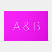 Anpassen, personalisieren des Alphabets als Anfang Fußmatte (Vorderseite)