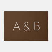 Anpassen, personalisieren des Alphabets als Anfang Fußmatte (Vorderseite)