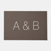 Anpassen, personalisieren des Alphabets als Anfang Fußmatte (Vorderseite)