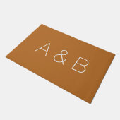 Anpassen, personalisieren des Alphabets als Anfang Fußmatte (Schrägansicht)