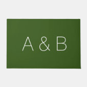 Anpassen, personalisieren des Alphabets als Anfang Fußmatte (Vorderseite)