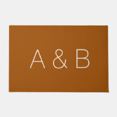 Anpassen, personalisieren des Alphabets als Anfang Fußmatte (Vorderseite)