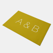 Anpassen, personalisieren des Alphabets als Anfang Fußmatte (Schrägansicht)