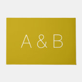 Anpassen, personalisieren des Alphabets als Anfang Fußmatte (Vorderseite)