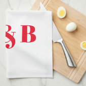 Anpassen, personalisieren des Alphabets als Anfang Geschirrtuch (Viertel Falte)