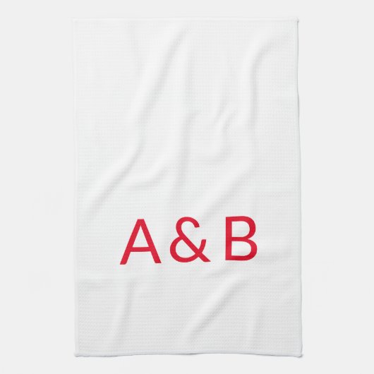 Anpassen, personalisieren des Alphabets als Anfang Geschirrtuch (Vertikal)