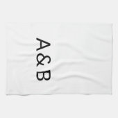 Anpassen, personalisieren des Alphabets als Anfang Geschirrtuch (Horizontal)