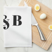 Anpassen, personalisieren des Alphabets als Anfang Geschirrtuch (Viertel Falte)