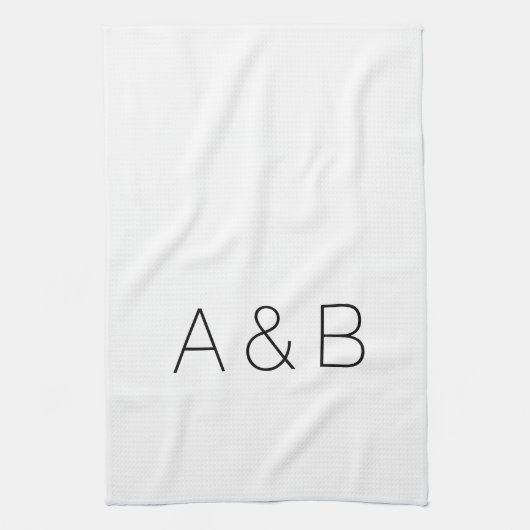 Anpassen, personalisieren des Alphabets als Anfang Geschirrtuch (Vertikal)