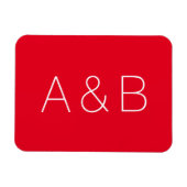 Anpassen, personalisieren des Alphabets als Anfang Magnet (Horizontal)