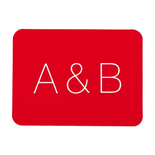 Anpassen, personalisieren des Alphabets als Anfang Magnet (Horizontal)