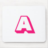 Anpassen, personalisieren des Alphabets als Anfang Mousepad (Vorne)