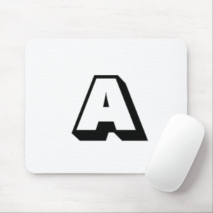 Anpassen, personalisieren des Alphabets als Anfang Mousepad