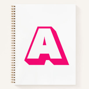 Anpassen, personalisieren des Alphabets als Anfang Notizblock