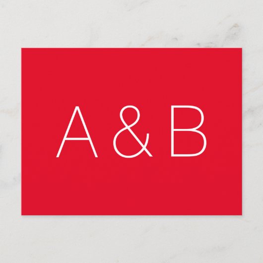 Anpassen, personalisieren des Alphabets als Anfang Postkarte (Vorderseite)