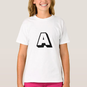 Anpassen, personalisieren des Alphabets als Anfang T-Shirt