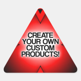 Anpassen / Personalisieren / Erstellen Sie Ihre ei Dreieckiger Aufkleber