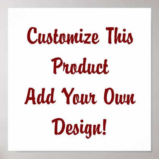 Anpassen - Poster (Vorne)