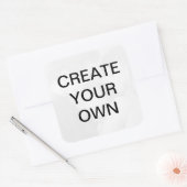 Anpassen Quadratischer Aufkleber (Umschlag)