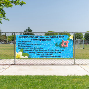 Anpassen Schwimmbad Spa Wartung Reparatur Ser Banner
