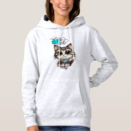 Anpassen Sie den Namen Ihrer Katze, Katzen können Hoodie