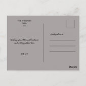 Anpassen Sie den uralten Rahmen mit Ihrem Foto Postkarte (Rückseite)