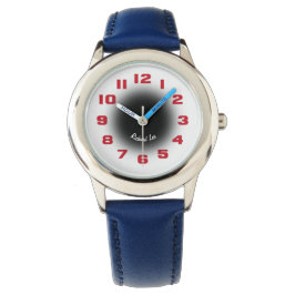 Anpassen Sie die Red Faced dieser jungen Person Armbanduhr