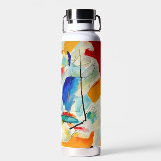 Anpassen Sie diese Kandinsky-Seebücht 1913 Trinkflasche (Rückseite)
