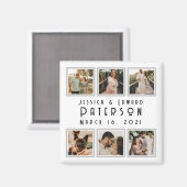 Anpassen Sie es, Liebe Fotos Moderne Personalisier Magnet (Vorderseite/Rückseite)