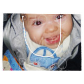 Anpassen Sie es mit Ihren Fotos Große Geschenktasc Große Geschenktüte (Rückseite)