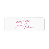 Anpassen Sie Ihr eigenes 8.5 x 11 Rücksendeadresse (Vorne)