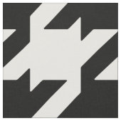 Anpassen Sie Ihr eigenes, fett Schwarz-weißes Hahn Stoff (Nahaufnahme)