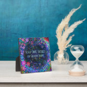 Anpassen Sie Ihre eigene Fun Inspirivity Lila Fotoplatte (InSitu)