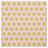 Anpassen Sie Ihre eigenen Goldpolka-Punkte-Muster  Stoff (Muster)