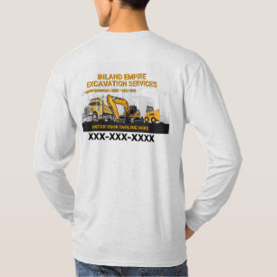 Anpassen Tiefbau Generalunternehmer Bauwesen T-Shirt