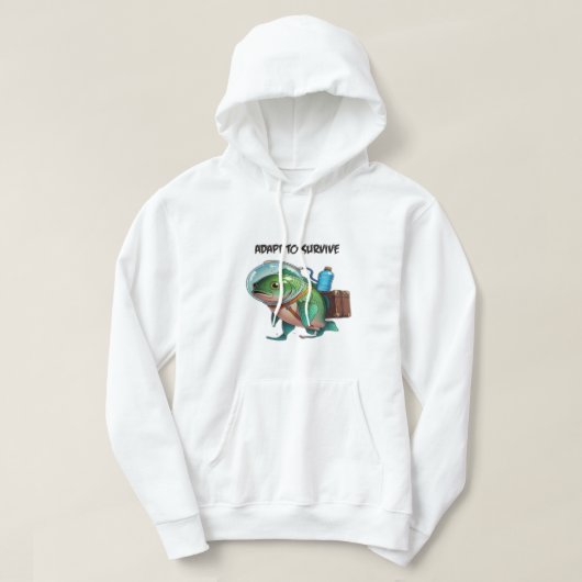 Anpassen um zu Überleben Hoodie (Design vorne)