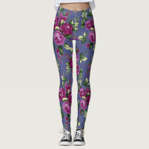 Anpassen und Farbe wählen - Lila Floral Yoga