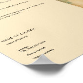 Anpassen und Herunterladen von Church Bulletin Poster (Ecke)