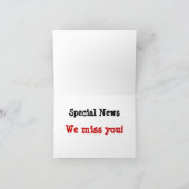 Anpassen und Senden von Lächeln Mini Whiteboard Karte (Innenseite)